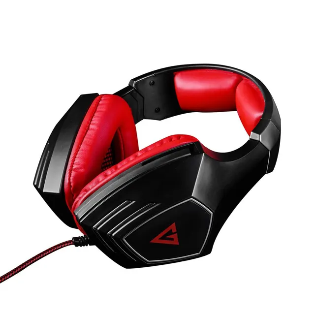 Słuchawki z mikrofonem Modecom MC-831 VOLCANO RAGE Gaming czarno-czerwone