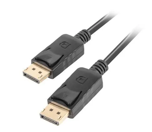 Kabel DisplayPort Lanberg M/M 1m 4K v1.2 czarny