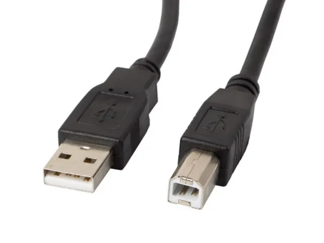Kabel USB 2.0 Lanberg AM-BM 3m czarny