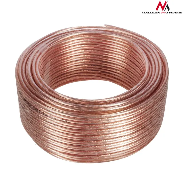 Kabel głośnikowy Maclean MCTV-512 2*1,5mm2 48*020CCA 100m