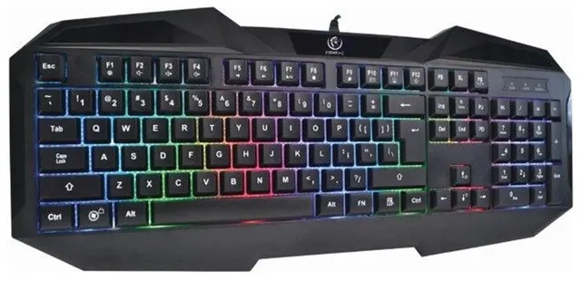Klawiatura przewodowa Rebeltec PORTAL USB czarna