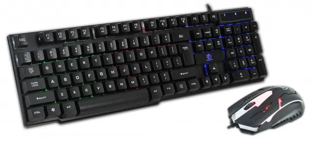 Zestaw przewodowy klawiatura + mysz Rebeltec OPPRESSOR Gaming USB czarny