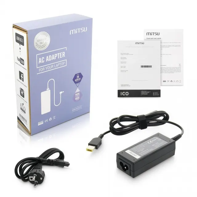 Zasilacz sieciowy Mitsu 20V 2.25A (11.0x4.5 pin) 45W do notebooka Lenovo
