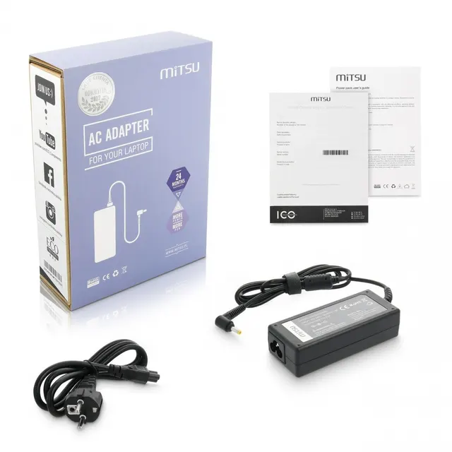 Zasilacz sieciowy Mitsu 20V 3.25A (4.0x1.7) 65W do notebooka Lenovo