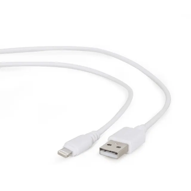 Kabel USB 8-pin 1m/biały