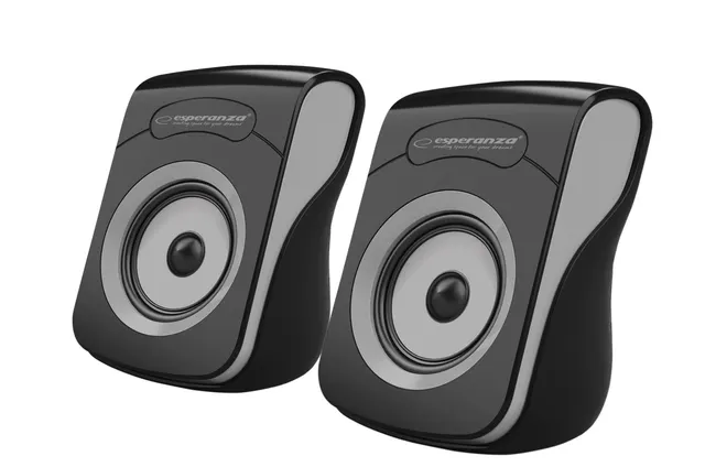 Głośniki 2.0 Esperanza Flamenco EP140KE USB czarno szare
