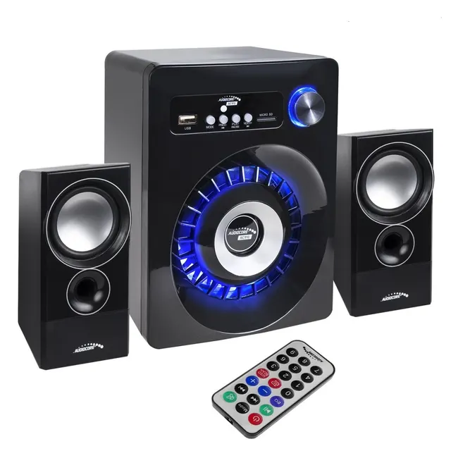 Głośniki Bluetooth Audiocore AC910 2.1, radio FM, wejście kart TF, AUX, zasilanie USB