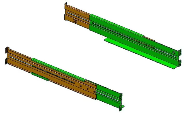 Zestaw szyn montażowych do szaf 19" dla UPS Power Walker VI R1U