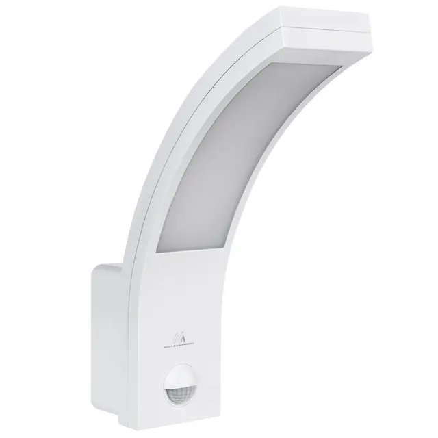 Lampa LED Maclean MCE244 W z czujnikiem ruchu na podczerwień 750lm 10W IP54 biała