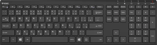 Klawiatura bezprzewodowa Slim YKB 2000 CSBK akumulator