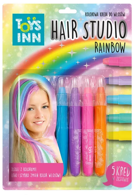 Kreda do włosów Rainbow