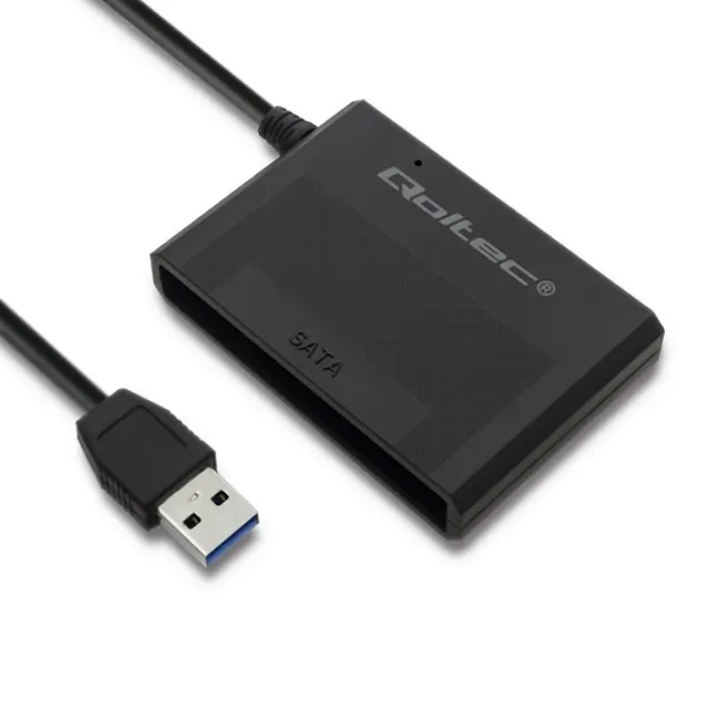 Obudowa Qoltec na dysk HDD/SSD 2.5" SATA3, USB 3.0, Czarna