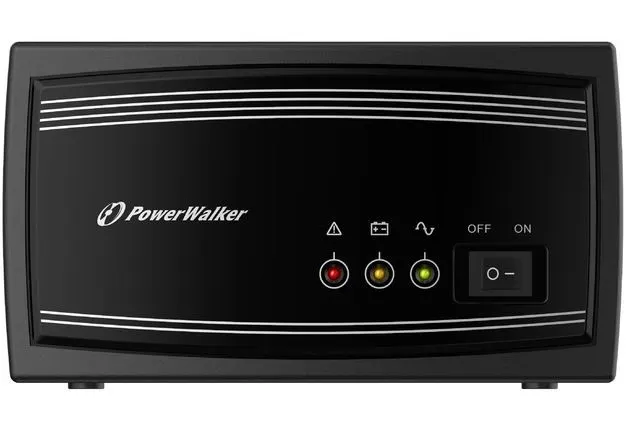 Inverter PowerWalker 650VA Ładowarka 15A, Czysta Fala Sinosuidalna (Bez Akumulatorów)