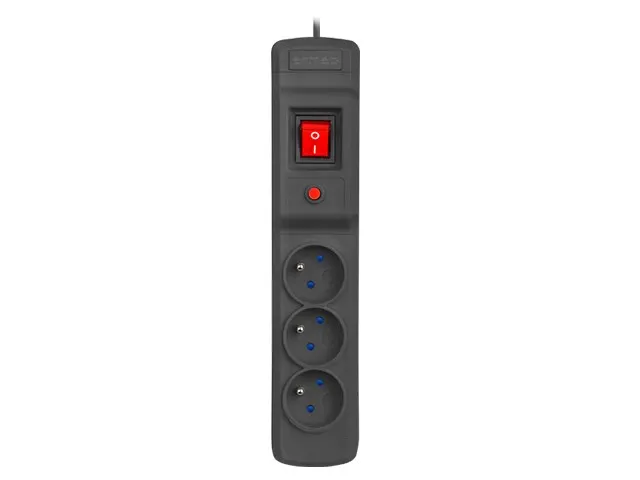 Listwa zasilająca Armac Multi M3 3m 3x PL czarny