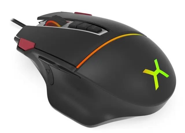 Mysz przewodowa KRUX Fuze Pro optyczna Gaming czarna
