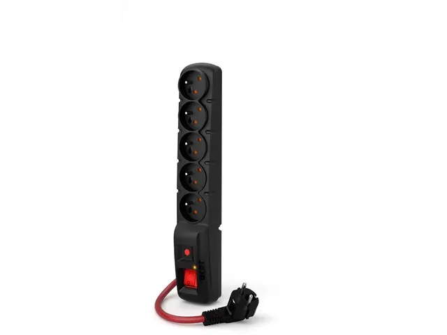 Listwa przeciwprzepięciowa Acar F5 POWER 1,5m czarna