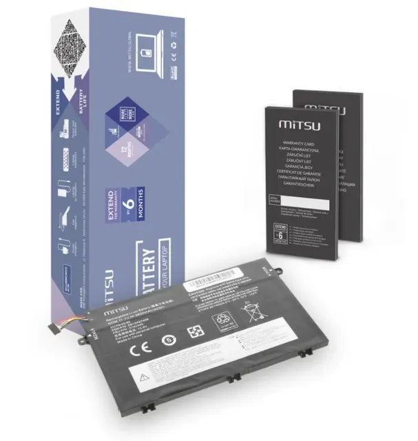 Bateria Mitsu do notebooka Lenovo ThinkPad E480, E580 (10.8V-11.1V) (3600 mAh)