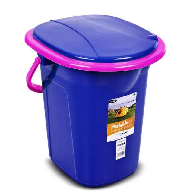 Toaleta turystyczna GB320BR granatowo-różowa
