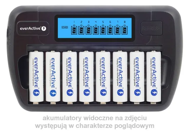 Ładowarka akumulatorków Ni-MH EverActive NC-800