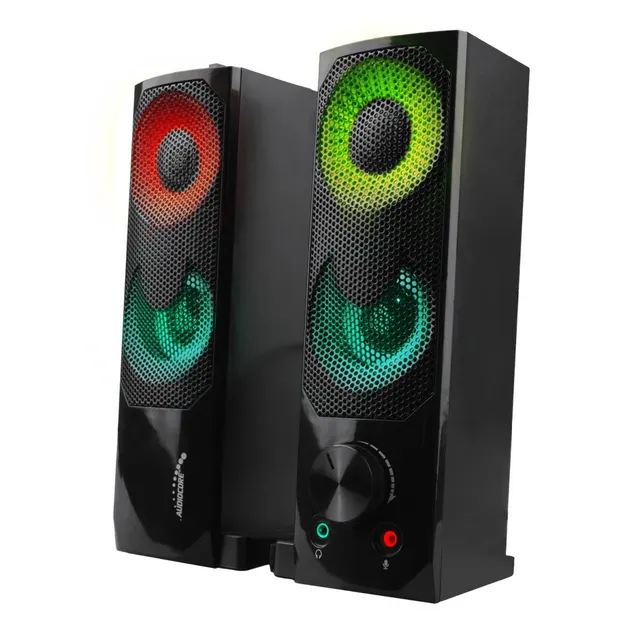 Głośniki komputerowe soundbar Audiocore AC955 3Wx2, LED, USB 5v, wejście liniowe