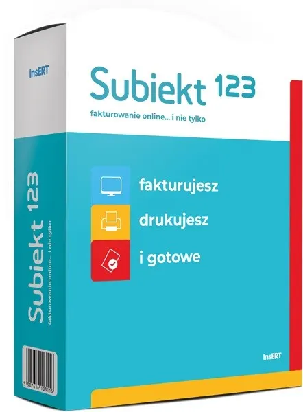 Oprogramowanie InsERT - Subiekt 123 pakiet podstawowy - licencja na 12 miesięcy