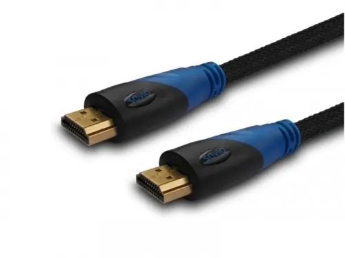 Kabel HDMI Savio CL-07 3m, oplot nylonowy, złote końcówki, v1.4 high speed