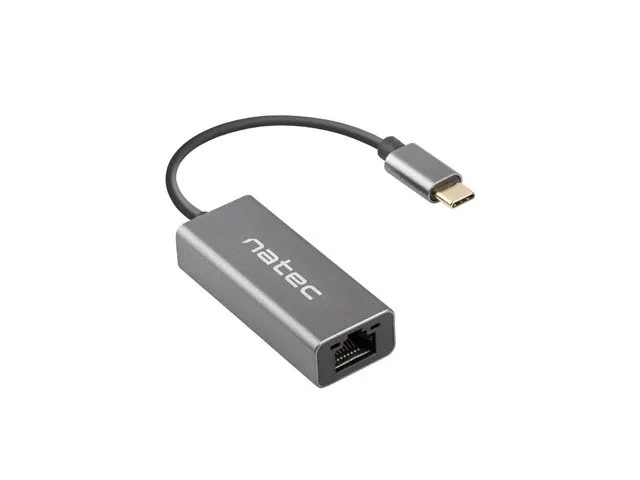 Karta sieciowa Natec Cricket USB-C 3.1 -> RJ-45 1Gb na kablu
