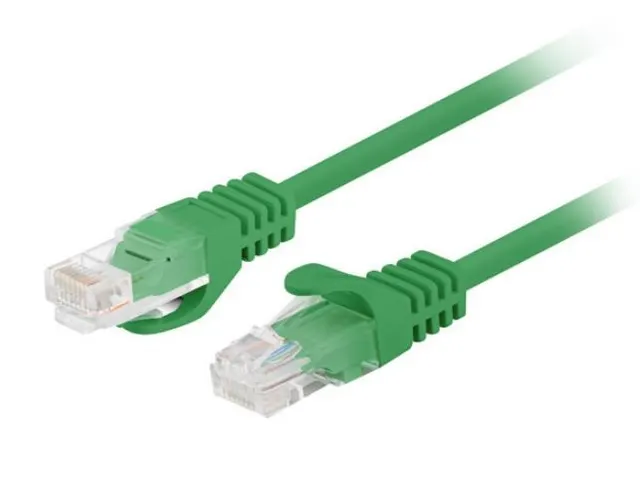 Patchcord Lanberg UTP kat.5e 1m zielony 10-Pack