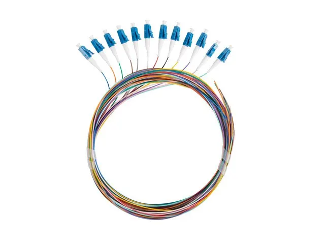Pigtail światłowodowy Lanberg SM LC/UPC SEMI TIGHT 9/125 G657A1 12X2M Multikolor