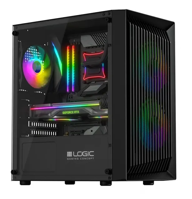Obudowa LOGIC ATOS ARGB mATX/mITX Mini USB 3.0 Black bez zasilacza