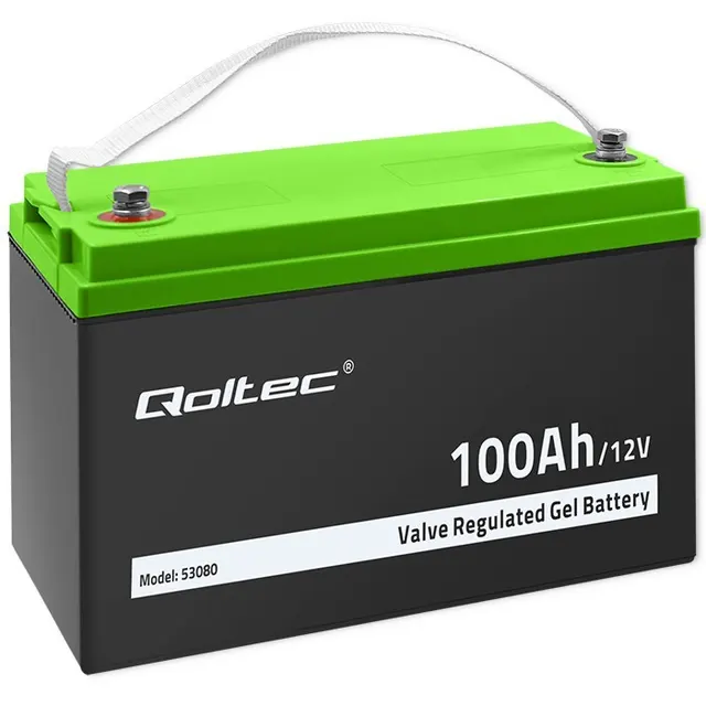 Akumulator żelowy Qoltec 12V, 100Ah, GEL, 29.3kg