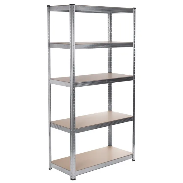 Regał magazynowy metalowy szafka GreenBlue GB378 175 kg x5 180x90x40cm ocynk rozkładany MDF