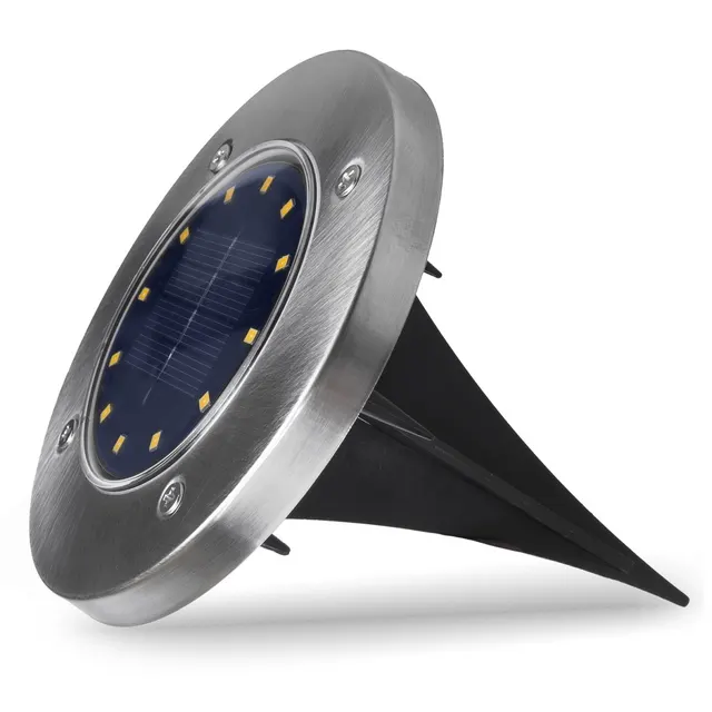 Lampa solarna najazdowa ogrodowa LED Maclean MCE318 IP44, 12 LED SMD, 4000K, Ni-MH 600 mAh 0,7W