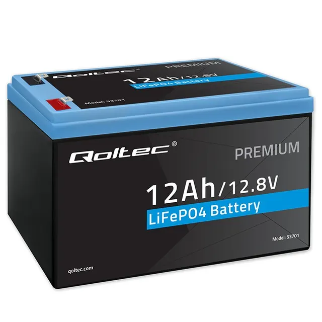 Akumulator Qoltec LiFePO4 12.8V, 12Ah, 153.6Wh, BMS