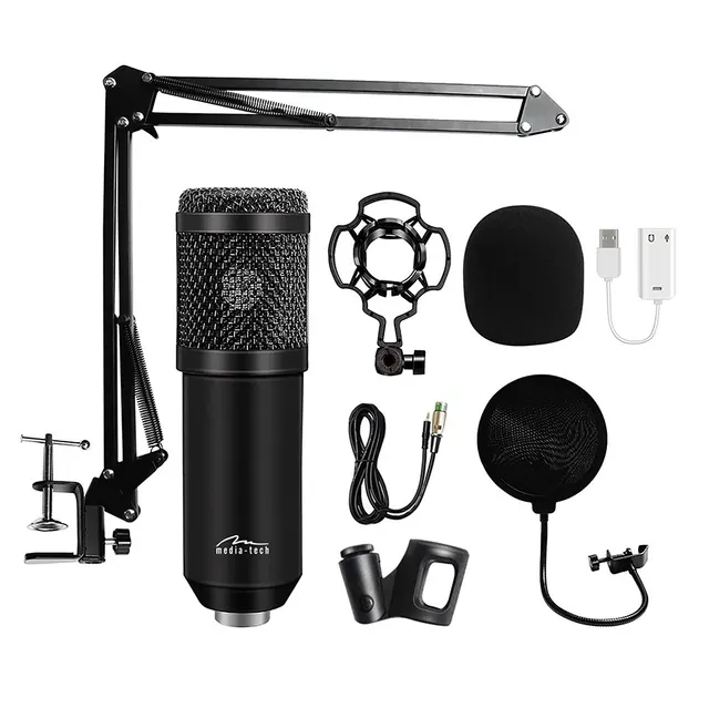 Mikrofon studyjny Media-Tech STUDIO AND STREAMING MICROPHONE MT397K