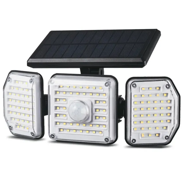 Lampa solarna LED Maclean MCE615 z czujnikiem ruchu IP65, 4W, 320lm, 4000K, Li-ion 1200 mAh, 3 tryby pracy