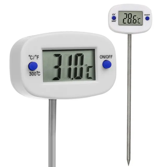 Termometr sonda do żywności GreenBlue długość sondy 15cm zakres temp. -50 st. C do +300 st. C. dokładność 0,1 st. C GB382
