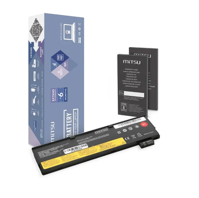 Bateria Mitsu do notebooka Lenovo ThinkPad T470, T570, SB10K97582 (11.4V) (2140 mAh)