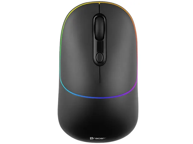Mysz bezprzewodowa Tracer RATERO RF optyczna nano czarna z akumulatorem