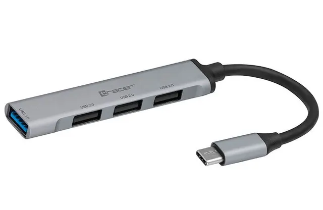 HUB USB 3.0 Tracer H40, 4 ports, USB-C