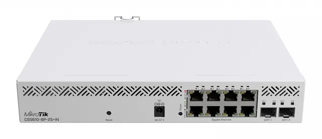 Switch MIKROTIK ROUTERBOARD CSS610-8P-2S+IN