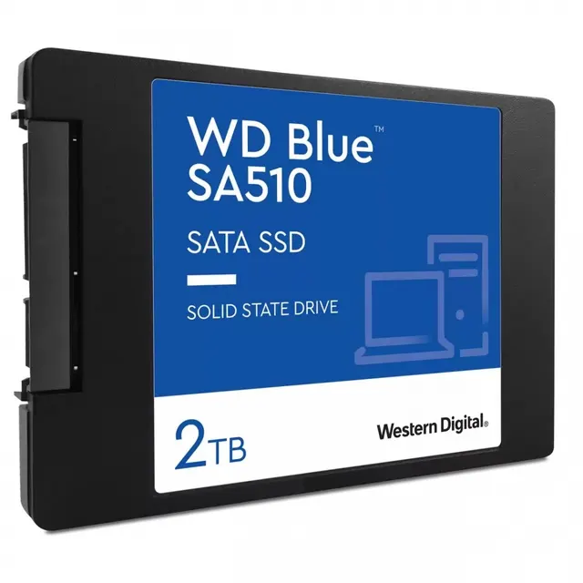 WD Blue™ SA510 SATA SSD 2,5"/7 mm POWERED BY SANDISK 2 TB