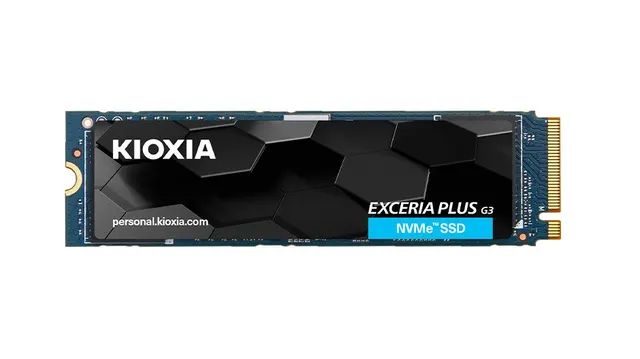 Dysk SSD KIOXIA EXCERIA PLUS G3 2TB M.2 PCIe Gen4x4 NVMe (5000/3900 Mb/s) 2280