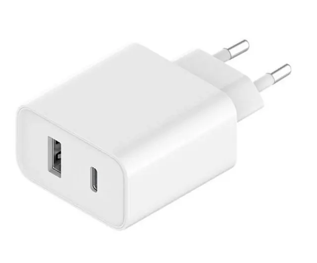 Ładowarka sieciowa Xiaomi Mi 33W Wall Charger USB-A + USB-C PD3.0 QC3.0 3A biała