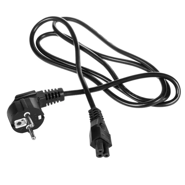 Kabel zasilający typu koniczynka Maclean MCTV-857, 3 pin, wtyk EU, 1.5m
