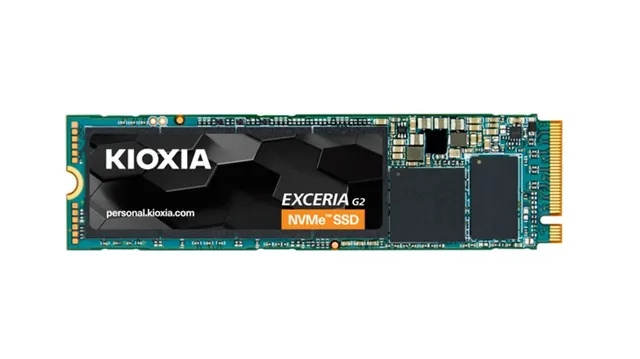 Dysk SSD KIOXIA EXCERIA G2 2TB M.2 2280 PCIe Gen3x4 NVMe (2100/1700 MB/s)