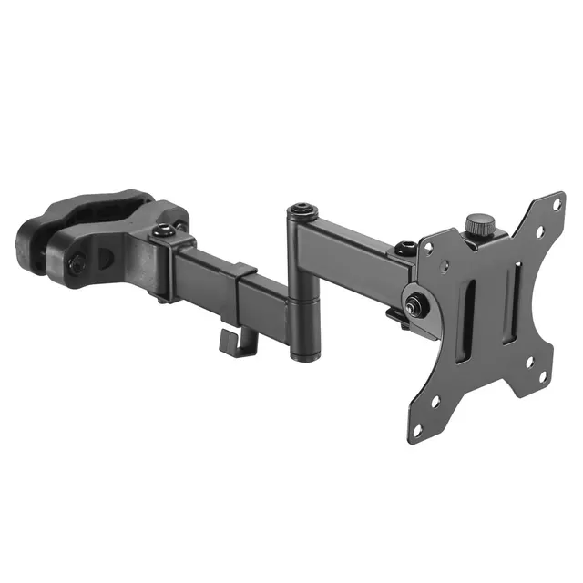 Uchwyt monitora na rurkę / słupek 28-60mm Maclean MC-984 podwójne składane ramię, 17-32'', 8kg max