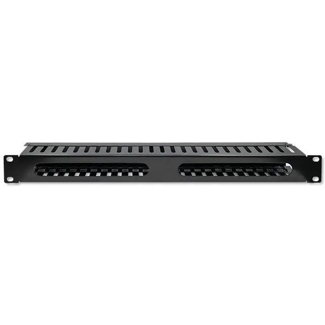 Organizer kabli QOLTEC do szaf RACK 19", 24 porty, 1U