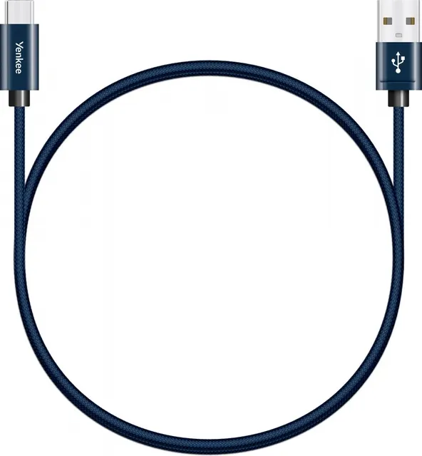 Kabel USB A 2.0 / USB C transfer danych 480Mb/s /3A (YCU 301BE)