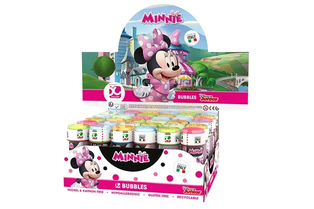 Bańki mydlane 60 ml Minnie display 36 sztuk